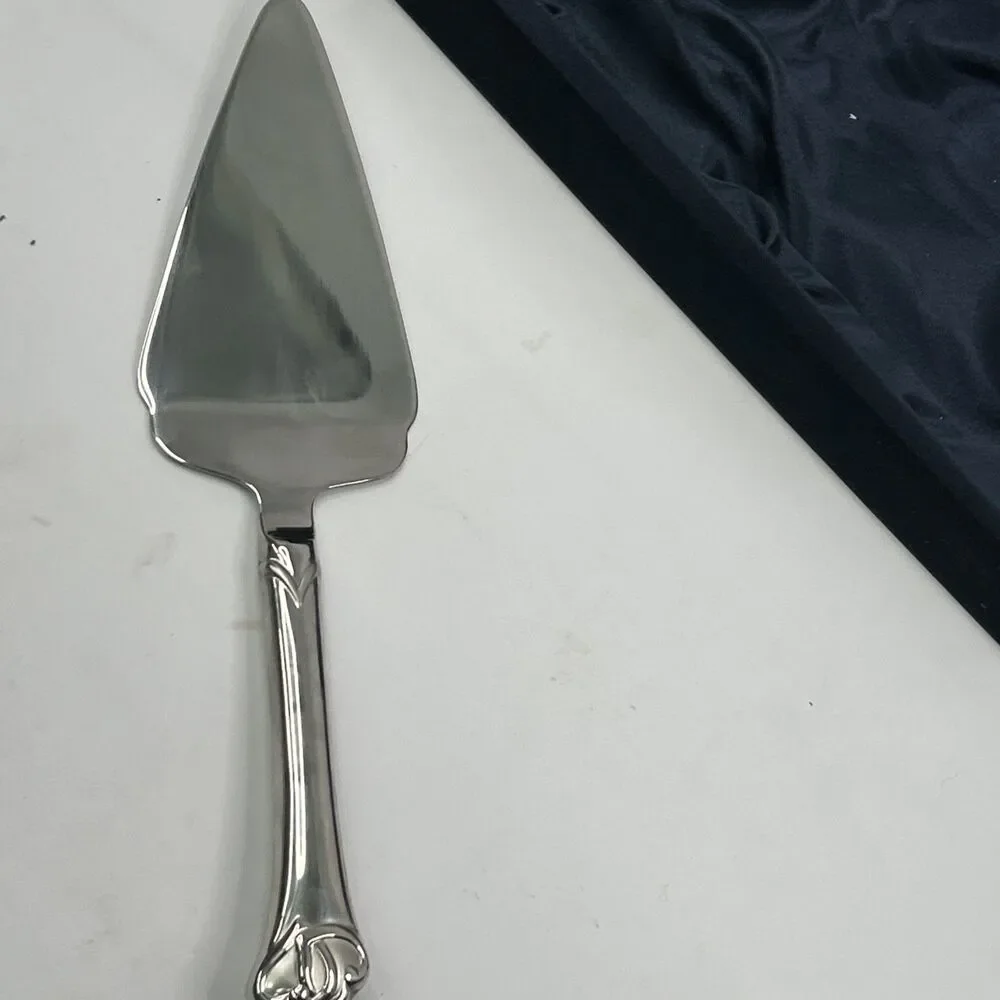 Vintage Things Remembered Stainless Steel Wedding Cake Knife & Server Set